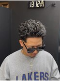 プラチナハイライト極道パーマ