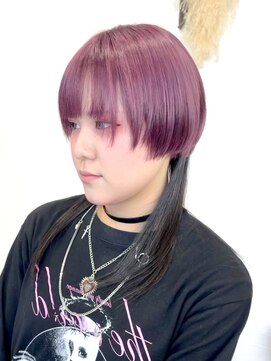 黒髪/クラゲヘアー/オリーブグレー/小顔/ココアベージュ［稲毛］