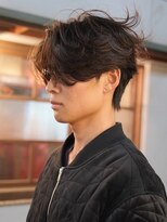 パーク(PAAQ)&nbsp;センターパート /毛流れパーマ /ニュアンスパーマ /メンズカット