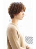 大人可愛いマッシュショート　大人ショート　大人ショートボブ