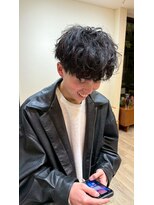 シフト(SHEEFT)&nbsp;波巻きパーマスパイラルパーマ韓国系カジュアルマッシュ