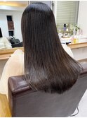 くびレイヤー グレーベージュ 白髪染め 白髪ぼかし 髪質改善UP