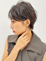 オーバーヘアー 池袋店(over hair) 【over hair】小顔魅せカット×グレーベージュ