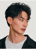 大阪梅田ツイストスパイラルパーマ波巻きパーマセンターパート