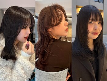 エヌ 河原町(enu)の写真/人気のレイヤースタイルを手にいれるには、顔まわりのバランスが重要です。一気に垢抜け旬スタイルに。