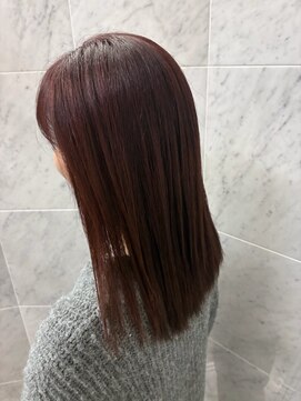 プラス アヴェダ(PLUS AVEDA) 美髪見せ暖色ストレート