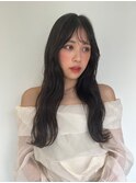 アッシュブラックニュアンスレイヤーロングp1北浦和20代30代40代