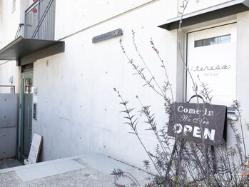 hair&spa teresaの写真/人が多いと疲れてしまうあなたへ。『隠れ家』的プライベートサロンで、心温まるひと時を。