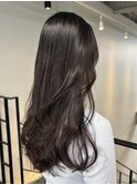 ★ブリーチなしラベンダーグレージュブラウン透明感春カラー