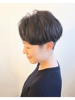 ハル ヘアラボ(HARU hair labo)&nbsp;シンプルカジュアル相性◎アクセ的存在感　ツーブロックマッシュ