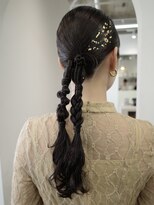 フィット ヒュー 千葉(fit hue)&nbsp;ミルクティーブロンド/ダークブルー/デジタルパーマ/千葉駅