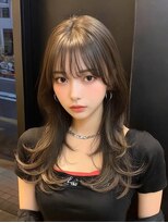レア 新越谷(LEA) 艶髪レイヤー × ショコラブラウン