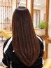【全員】シルクプライム縮毛矯正+カット　　　　　　￥16000