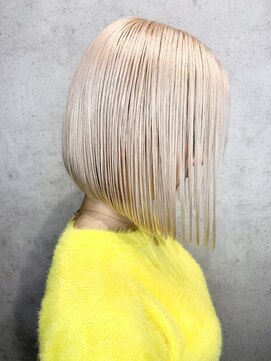 アルマヘア(Alma hair) ミルクティーブロンド/ワンホン/デジタルパーマ/河原町