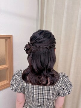 ソノ(sono) くるみちゃんヘア ミディアムヘア ヘアセット イベントヘア
