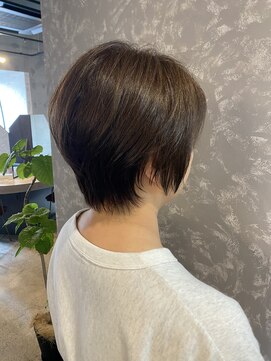オルガ(olga) 丸みショート　大人上品　白髪ぼかし