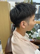 ヘアーサロン新華&nbsp;刈り上げショート、アップバング