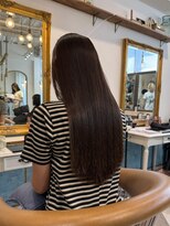 ロンドアベニール 北千住(Lond avenir)&nbsp;ダークパープル/髪質改善/縮毛矯正/オリーブベージュ/北千住
