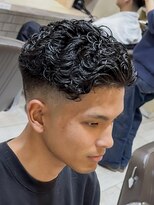 グルーマーズトウキョウ(GROOMER/S TOKYO)&nbsp;men's/メンズ/リバースセンターパート/ニュアンスパーマ/神保町