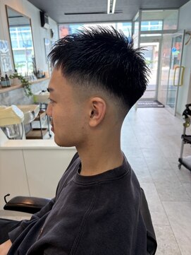 バーバーソーホー(barber SOHO) スキンフェード×ベリーショート