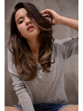 ミラバイグリーン(Mira by green) 外国人風gradationムラ染めhigh light#003