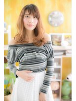 ミック ヘアアンドビューティー 大山店(miq  Hair&Beauty)&nbsp;ラフなカールで”こなれ感”セミディa