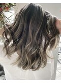 【REDEAL大宮】ハイライトメッシュ[エアータッチバレイヤージュ