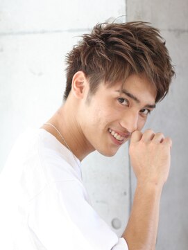 マイロ(mailo) 【mailo】 モテ髪ツーブロック+バングハーフアップ