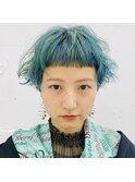 カーリーブルーショート