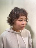 ショート×パーマ