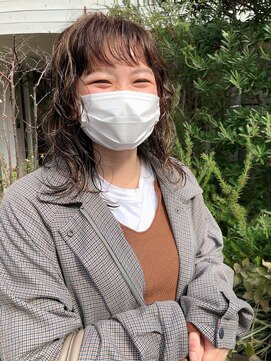 ナックアベノ(knack abeno) guest snap ウルフカット/レイヤーカット/ハイライト/MIXパーマ