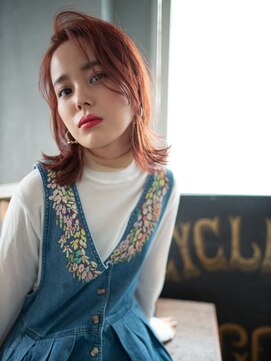 ヘアーサロンウフ(hair salon Oeuf) レイヤー外ハネミディ　自由が丘