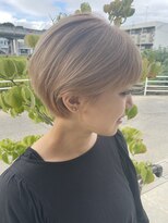フープヘアー(HOOP.HAIR)&nbsp;【フープヘアー】ハイトーンカラー_ミニボブ