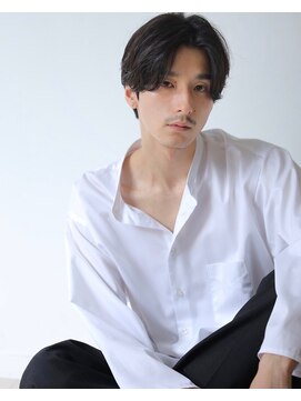 ユニカ バイ ベル 吉祥寺(unica by Belle) men'shair/センターパート/ニュアンスパーマ/韓国風スタイル