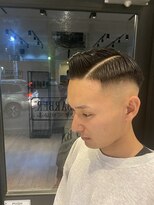 スタッグバーバー 東生駒店(STAG BARBER)&nbsp;サイドパート×スキンフェード