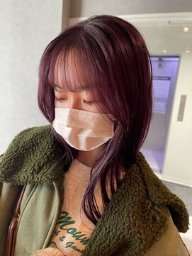 イトシテ ブリーチ1回ピンクヘア【本多身和子】