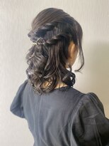 ミークスタイルヘアー(Miiku.style.hair) ハーフカールUP style