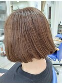 [SUGIMOTO/上尾店]大人のツヤカラー×ふんわりボブ