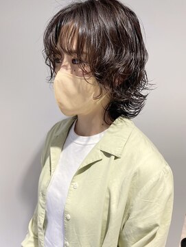 コフィー バイ メルト 吉祥寺(cofy by melt) 【三ツ井純】無造作レイヤーボブパーマ ウルフカット ブラウン