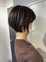 シェル 吉祥寺(shell)&nbsp;グレージュカラー/ボブウルフ/黒髪/ココアベージュ