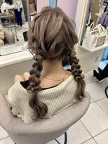 ヘアメイク マリア 福岡天神西通り(hair make MARIA)&nbsp;編み込みツイン