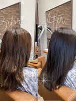 ルスリー 登米店(Lsurii) 髪質改善カラー