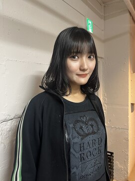 トクテ 吉祥寺(tokute) グレージュカラー/ボブウルフ/黒髪/ココアベージュ