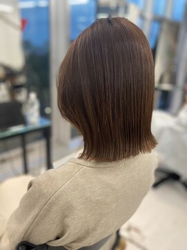 エトワ(ETOWA) くびれボブ/ブラウン