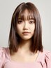 前髪カット+リタッチカラー+選べるトリートメント
