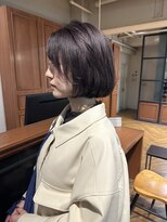 ウニレ バイ センス(unire by sense)&nbsp;【飾磨/姫路】ボブスタイルで作るラベンダーカラー