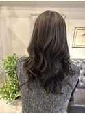 外国人風コントラストハイライト&グレージュ/バレイヤージュ