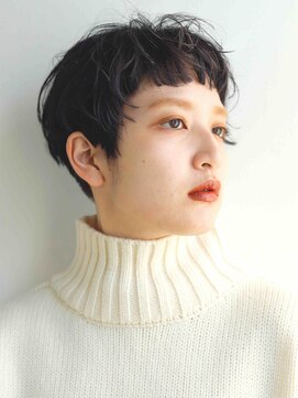 マム(mamu) マッシュショート/グレイブラウン