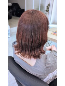 エイトサッポロ 札幌大通り店(EIGHT sapporo) 透明感ピンクベージュ×ボブ