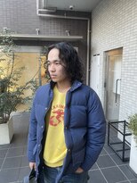 アルジャーノンリトリート(ALGERNON retreat) メンズロングスパイラルパーマ【中居史也】
